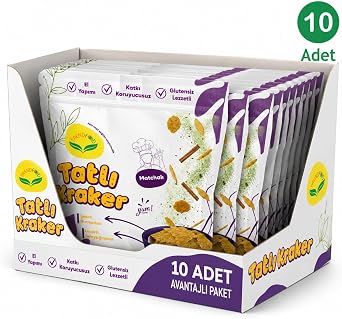 Matcha Crunch  t r Sa l kl  At t rmal k 50 g *10 adet   Glutensiz Tereya l  Matchal  Tatl  Cips Alternatifi, Keten Tohumlu Fit Snack