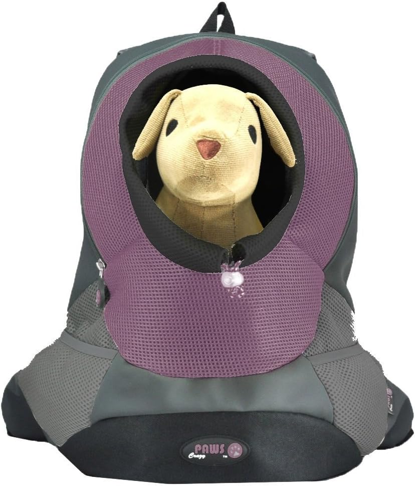 Crazy Paws Pet Backpack Large Lilac