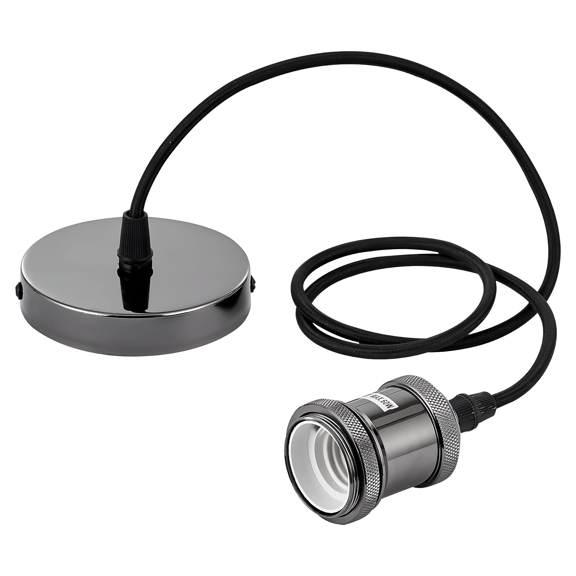 DC VOLTAGE Vintage Industrial Ceiling Pendant Light E27 Holder Long Retro Fitting Adjustable Cable Fixture for Hallway