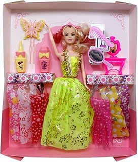 عروسة ملابس - فستان الوان متعدده - 50196 - HS3-11