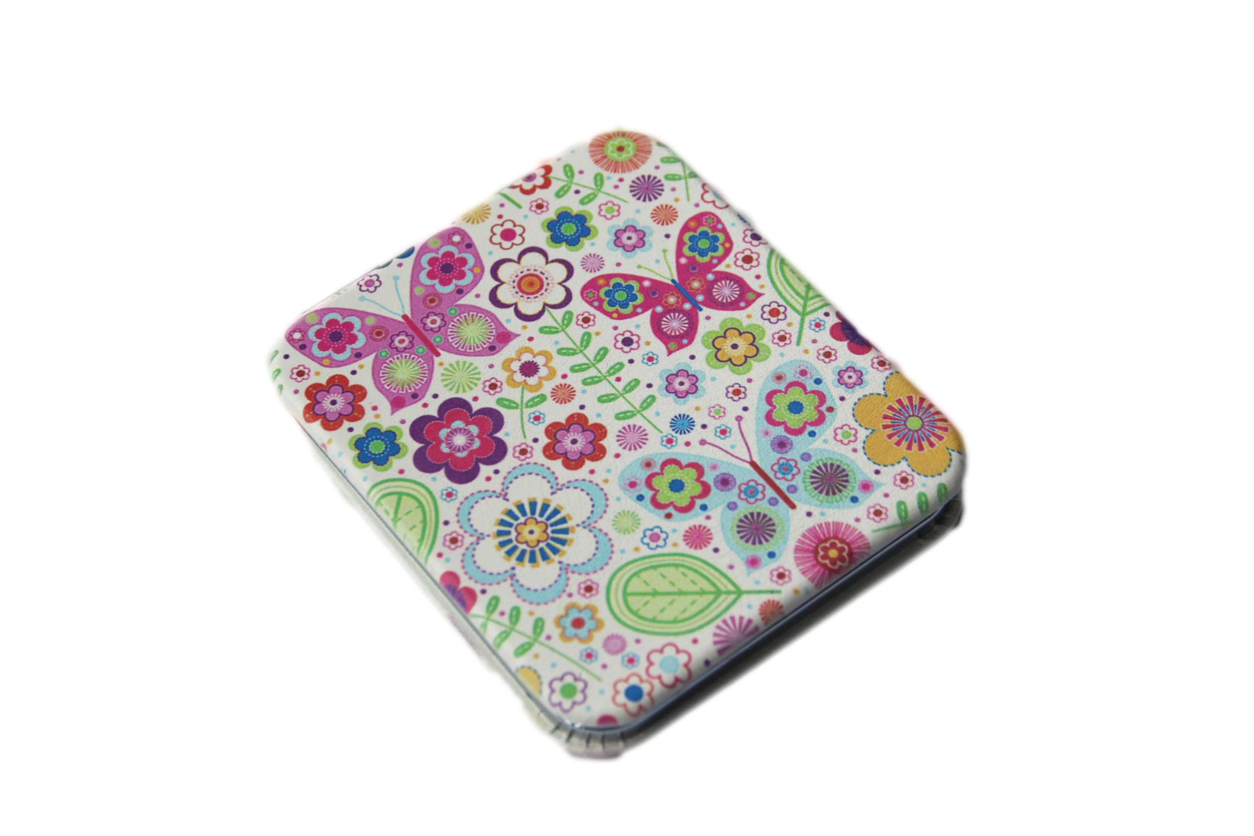 Pink Flamingo Rectangular Dual Magnification Folding Compact Makeup Mirror (Multicolour)-image-27
