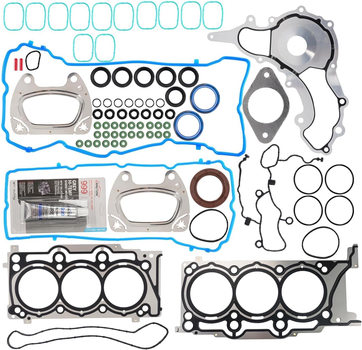 KAX HS26541PT Cylinder Head Gasket Set Kit,Engine Kit Gasket Sets fit for Ram Chrysler Avenger Jeep 3.6L 2011-2016
