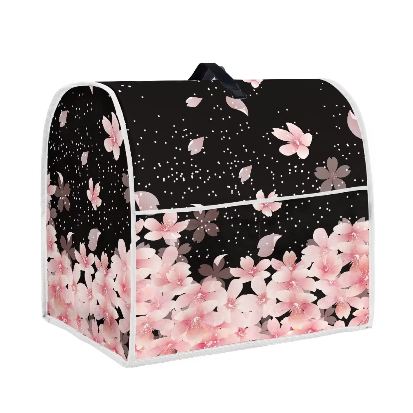 Annejudy Pink Cherry Blossom Kitchen Aid Mixer Cover, Stand Mixer Cover Compatible with 6-8 Quarts Kitchen Aid Stand Mixer, Kitchen Aid Covers For