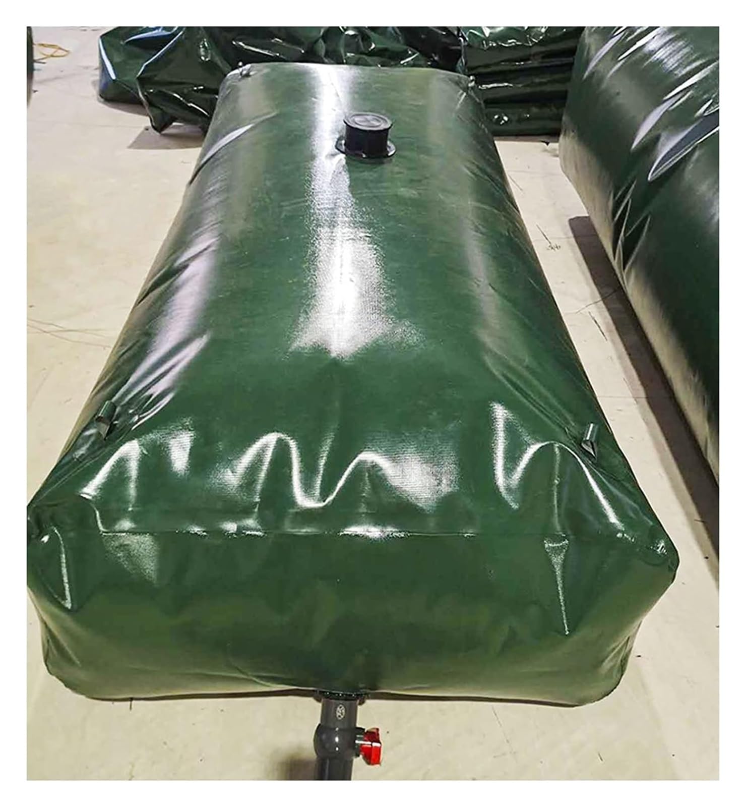 BidóN De Agua Plegable Bolsa De Almacenamiento De Agua De Gran Capacidad, Vejiga De Agua Plegable Portátil For Exteriores Contenedor De Agua Plegable Tanque De Agua De Vehículo De PVC Engrosado For Ri