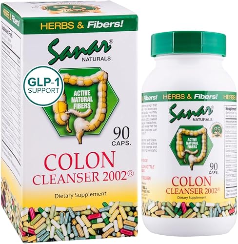Píldoras de limpieza de colon con cáscara de psyllium - Detox, y salud intestinal, fibra dietética, mezcla de hierbas y probióticos, suplemento