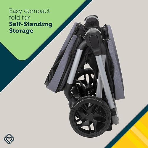 Miniatura 8 de Safety 1st Summit Wagon - Cochecito para 2 niños, incluye bandeja extraíble para niños y 2 portavasos, Wave Runner (CV450HBO)