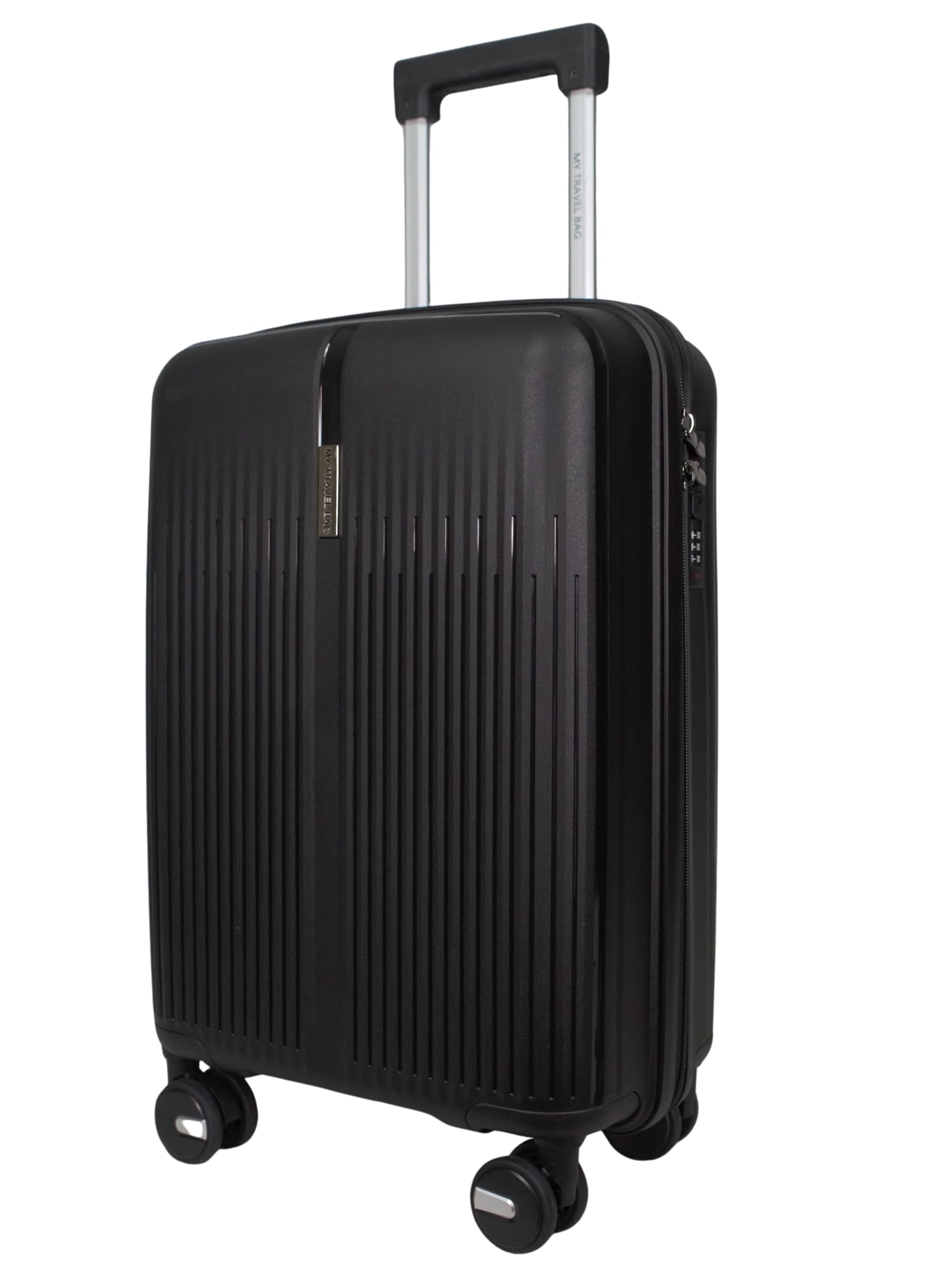MY TRAVEL BAG Hartschalen-Koffer Trolley Reisekoffer – 66cm, Schwarz