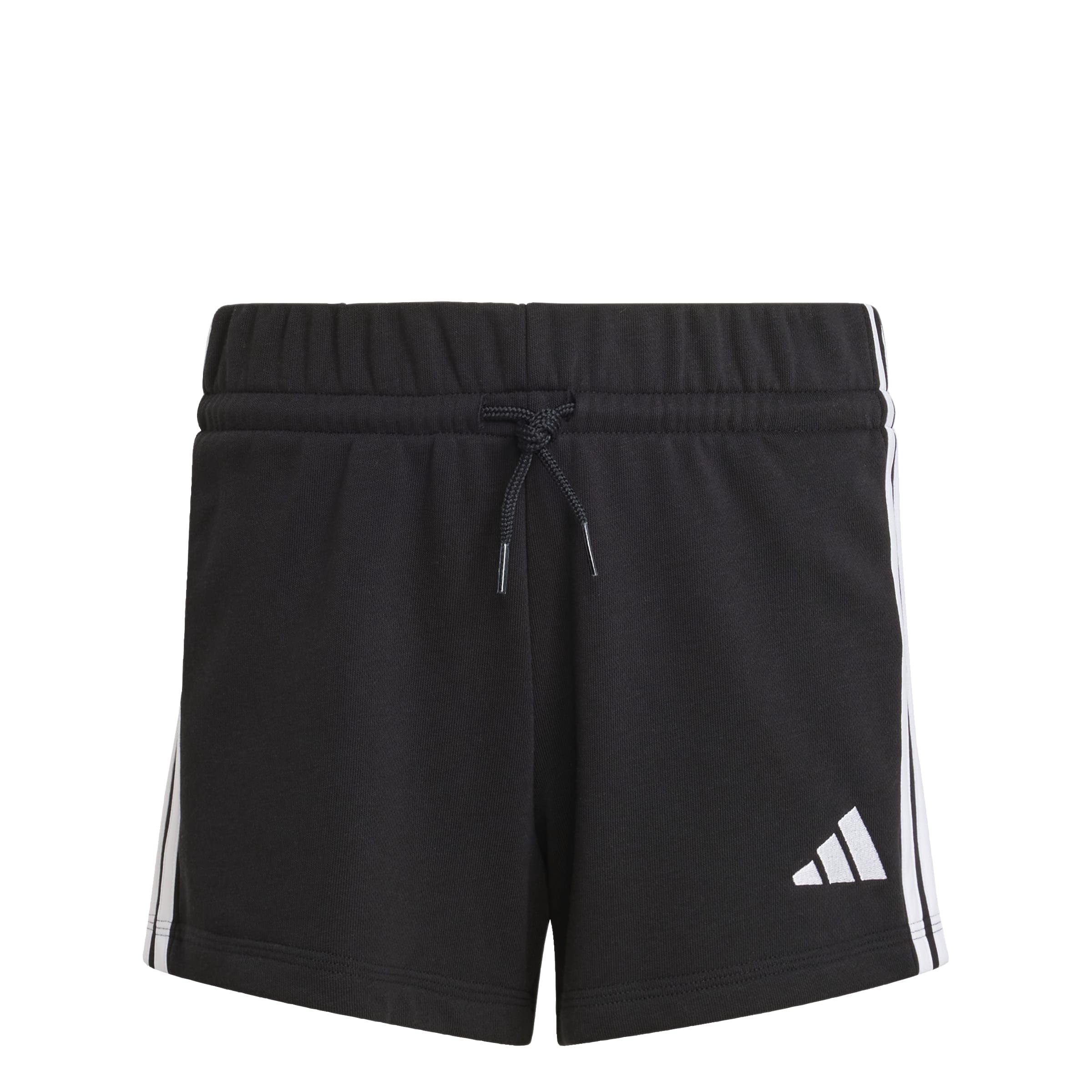 Adidas Girls Black Essentials Fleece Short  in Size 7 - 8 Years, Sports Direct