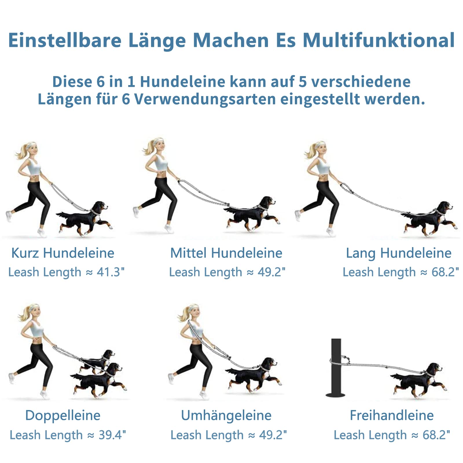 Weich Leder Hundehalsband und Leine (2m) Set - 3-Fach Verstellbar Hundeleine mit Halsband, Stilvollen Rose Gold Metall Schnalle & Nylon Hund Leinen für Welpen Kleine Mittlere Große Hunde Grün,S