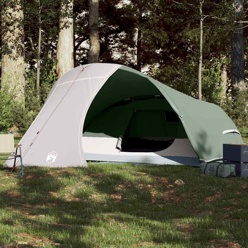 Genérico Tienda de campaña iglú para 4 Personas Impermeable Verde,Deportes,Actividades al Aire Libre,Camping y Senderismo,Tiendas de campaña-94727