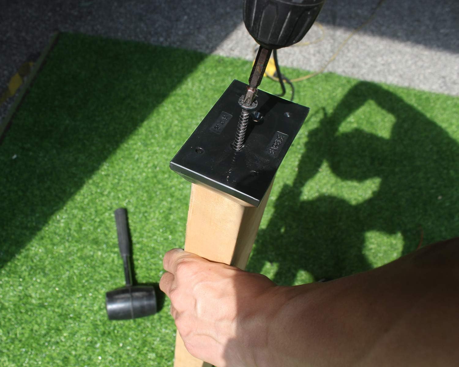 Eapele 20pcs Deck Railing Brackets Connectors for 2x4 Railing Wood Post