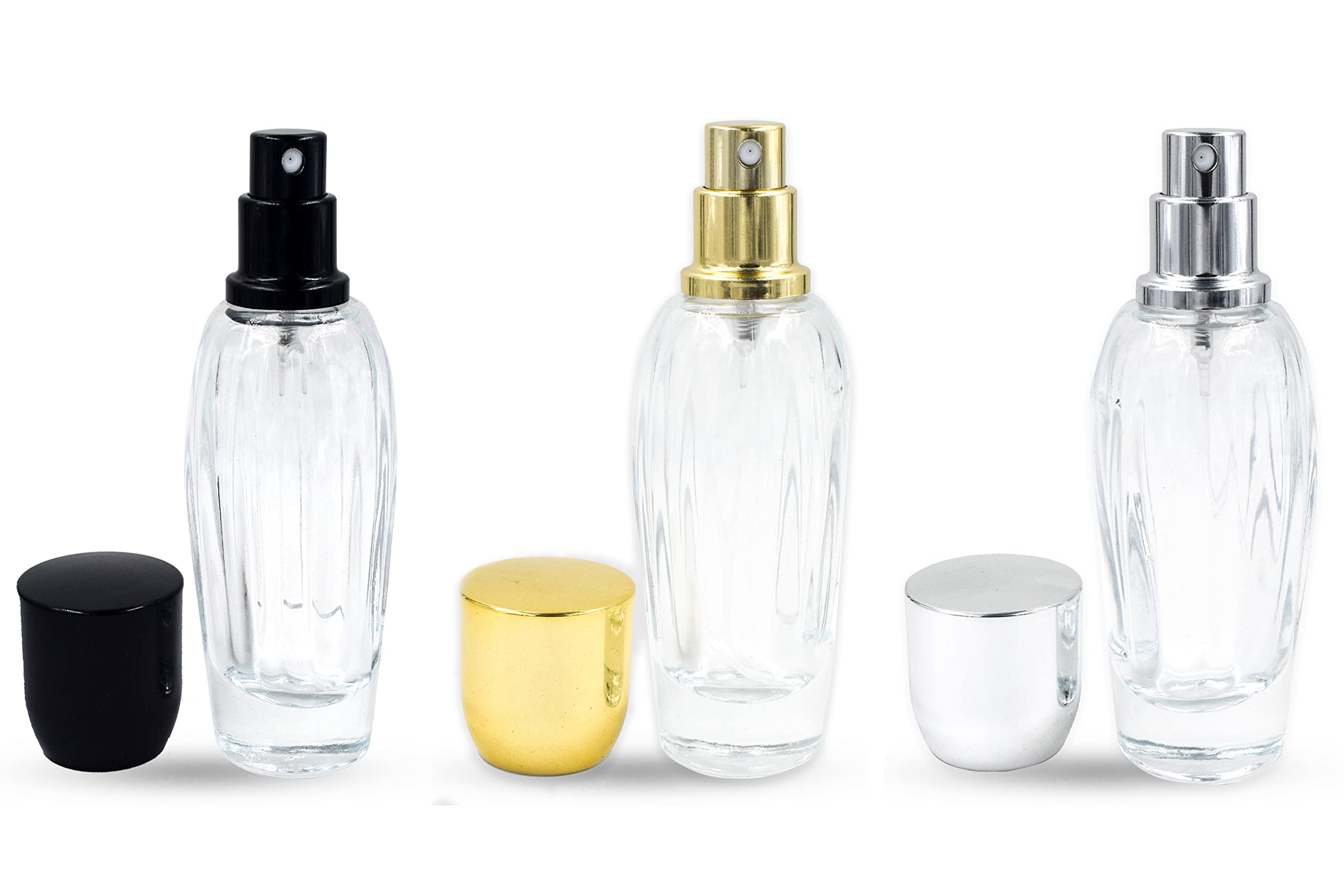 Hunky Dory 30ml Royal Empty Refillable Glass Bottle with Spray Pump and Cap for For DIY Perfume, Essential Oils, Blends, Rose Water. (Pack of 3)-image-47
