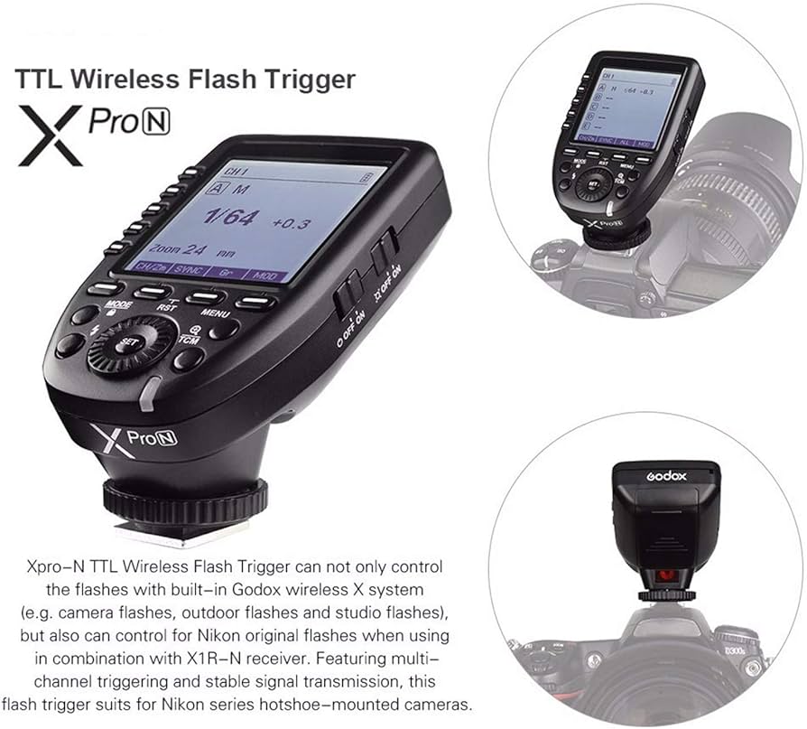 Amazon.com : Godox XPro-N TTL Wireless Flash Trigger Transmitter