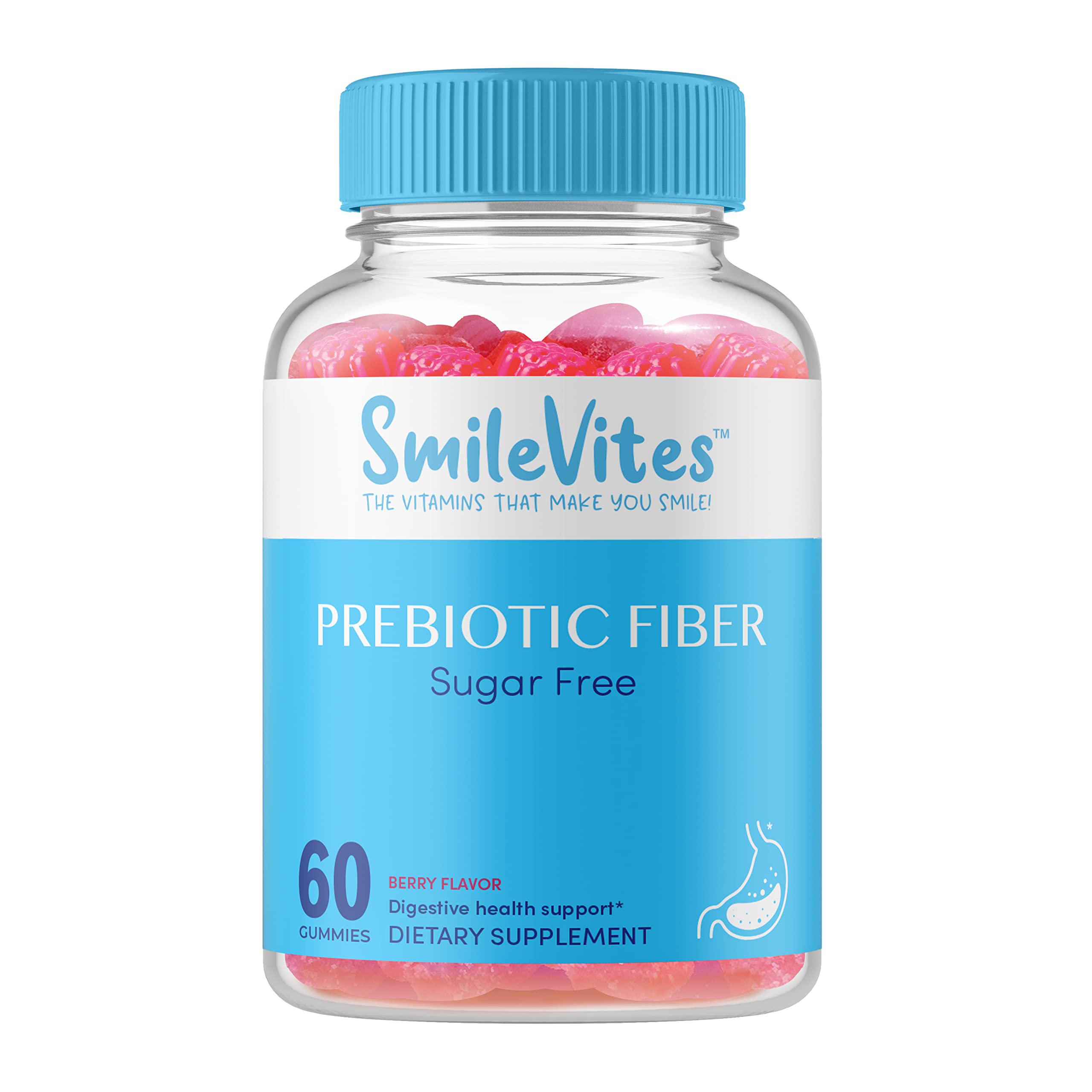Buy SmileVites Prebiotics Fiber Gummies for Digestive Gluten Free