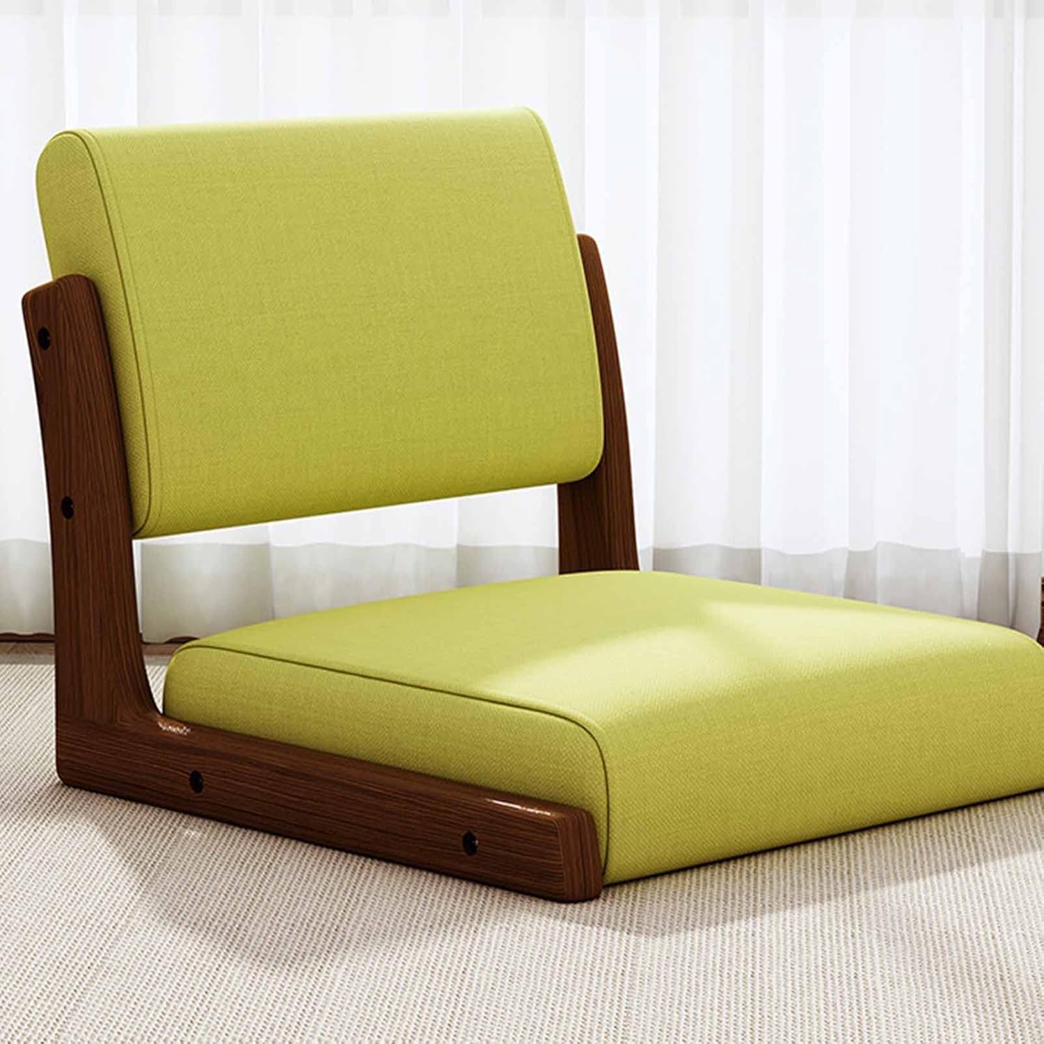 Chaise Tatami pour Méditation et Salon Bas en Bois
