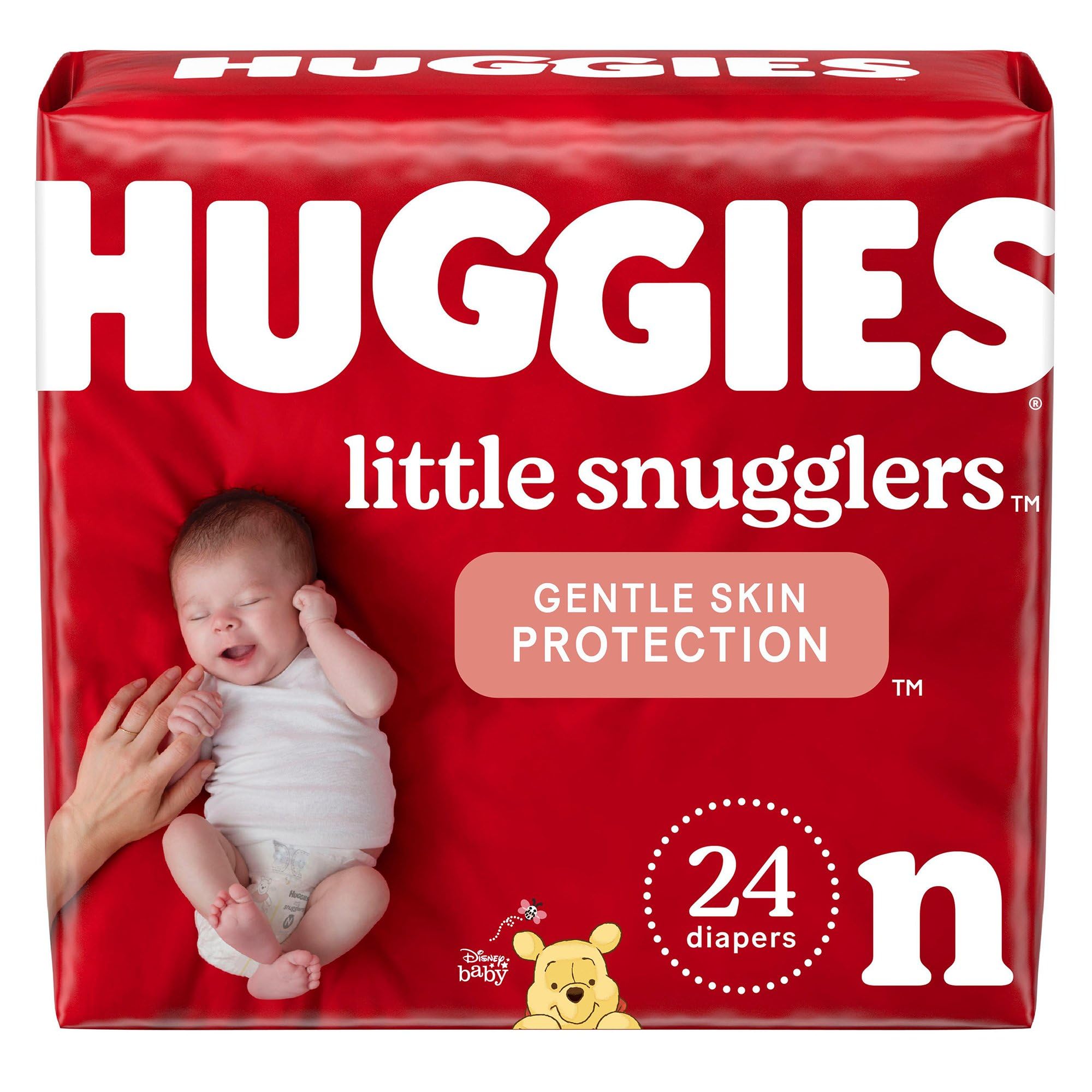 Heavy Absorbency Disposable Unisex Little Snugglers Newborn Baby Diaper, 288 per Case