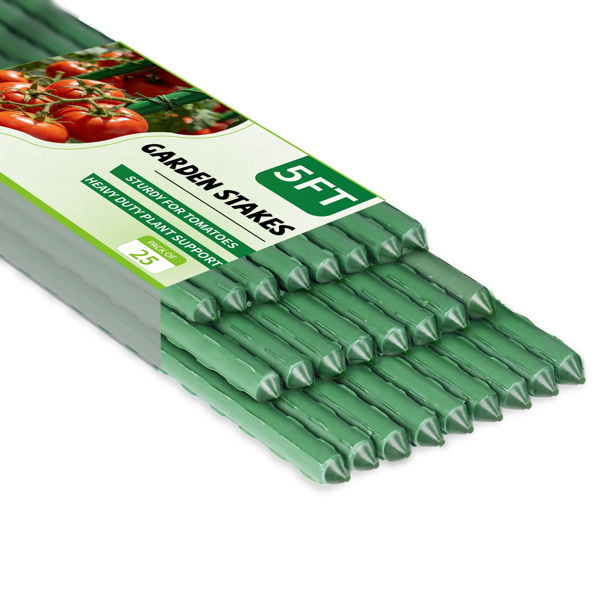 25 Pack Garden Stakes 5FT