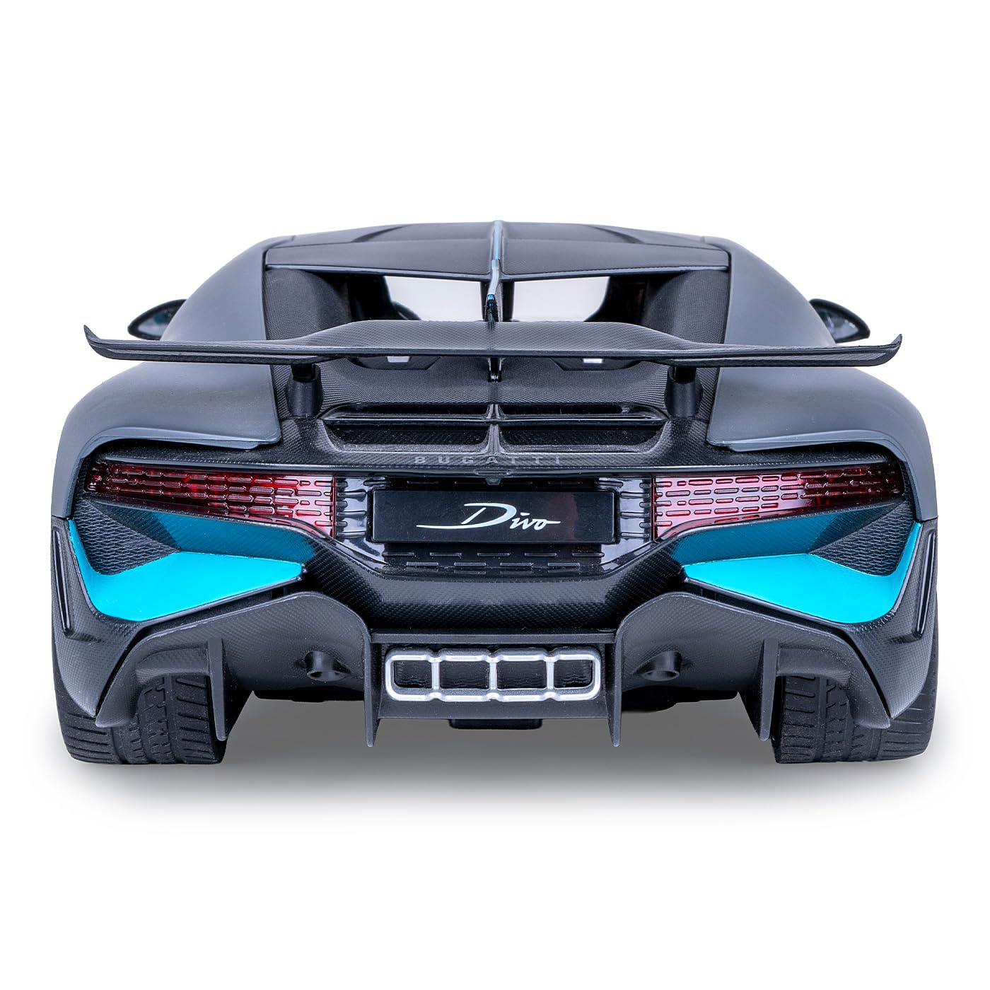 JAMARA 403131 - Bugatti Divo 1:14 2,4 GHz Drzwi ręczne, 11 km/h, wierne lakierowanie, szczegółowe wnętrze, światła do jazdy LED, drzwi można ręcznie otworzyć