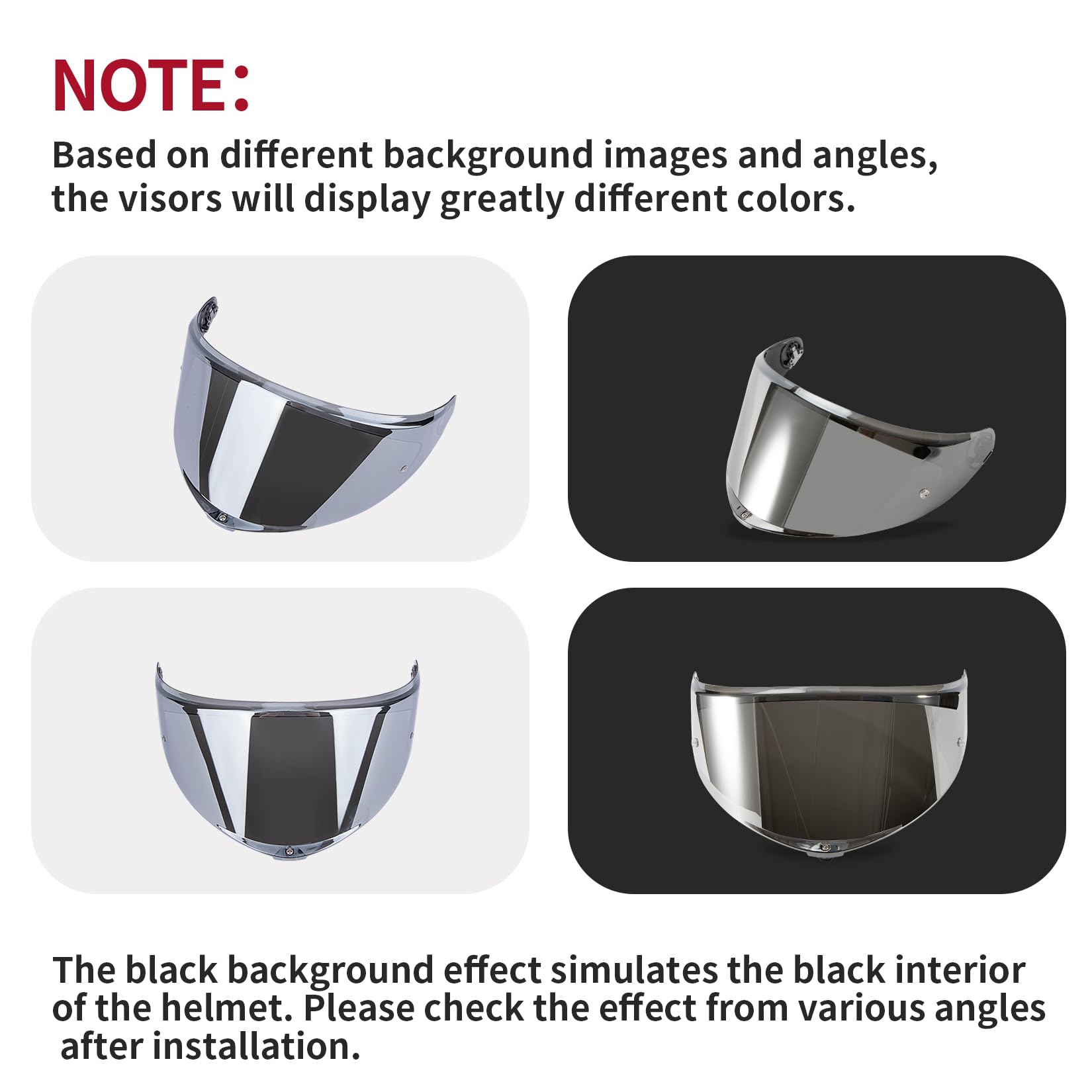 PSLER Helmet Visor for K6 K6s - K6 K6 s Visor Helmet Face Shield Helmet Accessories Replacement for K6 K6s,Silver-Mirror