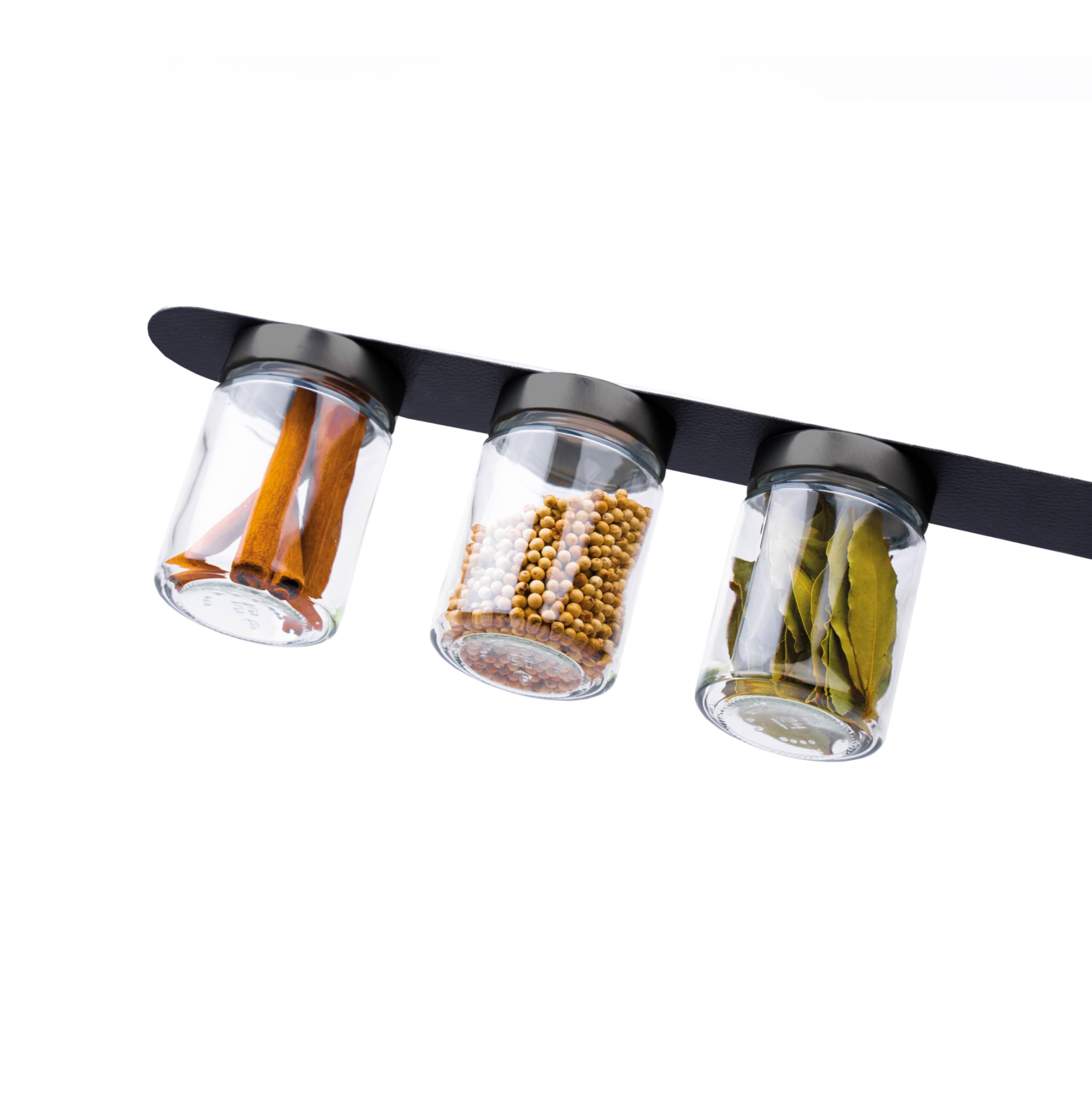 silwy® Feinkost-Magnetgläser 3er-Set (BLACK & CLASSY 192ml)