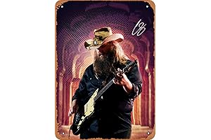 Pop Collection Chris Stapleton Metal Tin Sign Poster Vintage Art Wall Decor