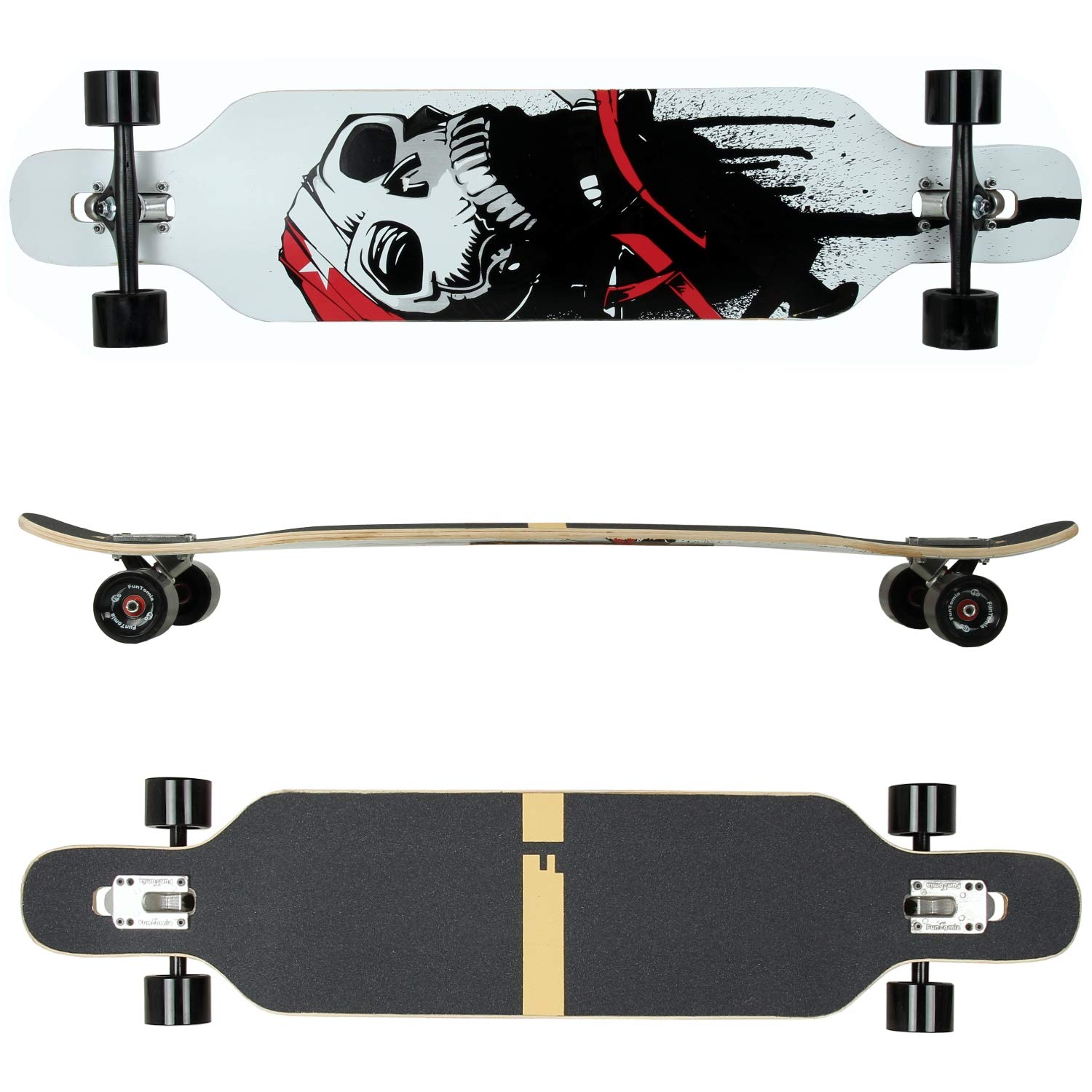 Flex2 Longboard Camber Longboard jusqu'à 84 kg bois d'érable