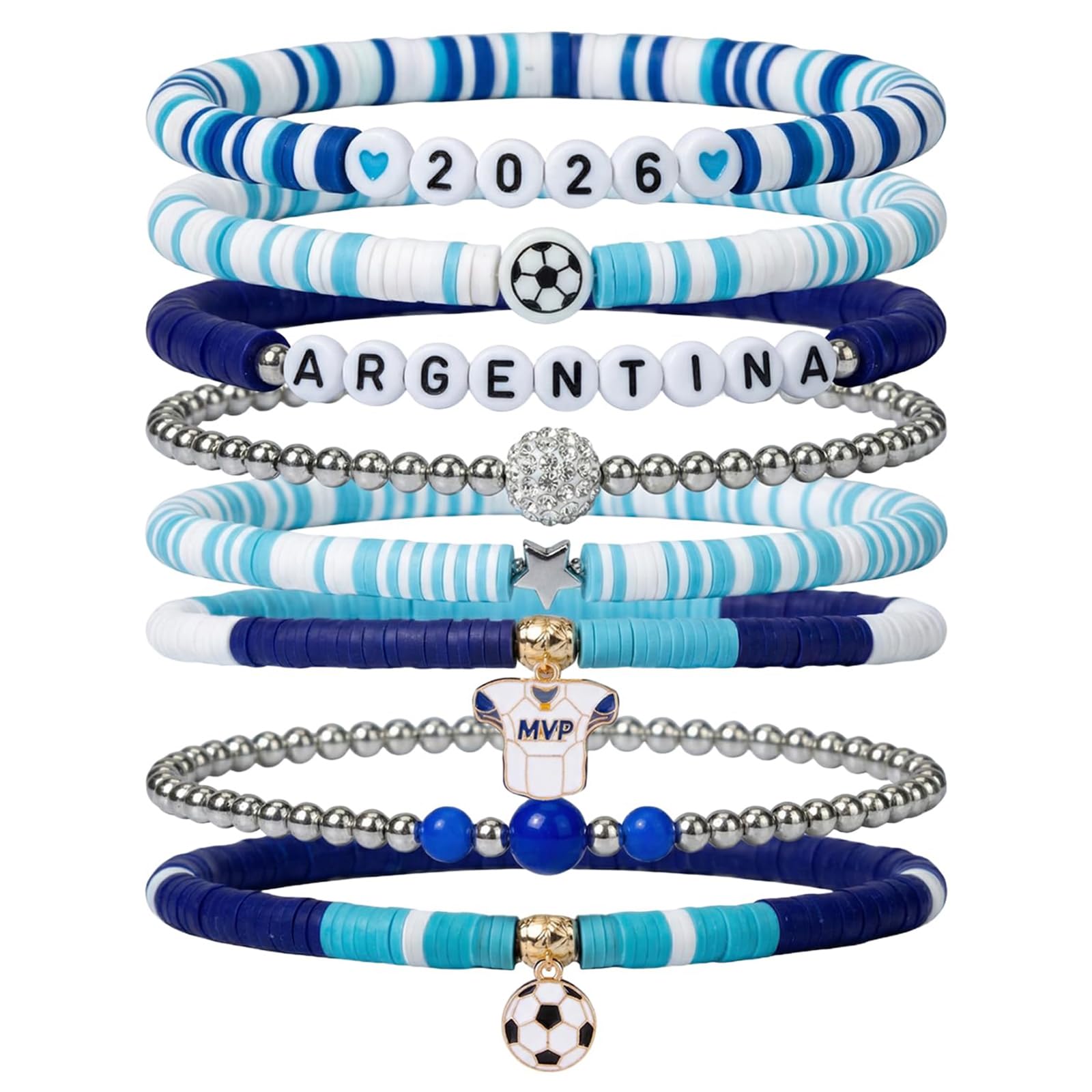 Pulsera Fútbol Niño Deportiva Accesorio Regalo Fan (Argentina)