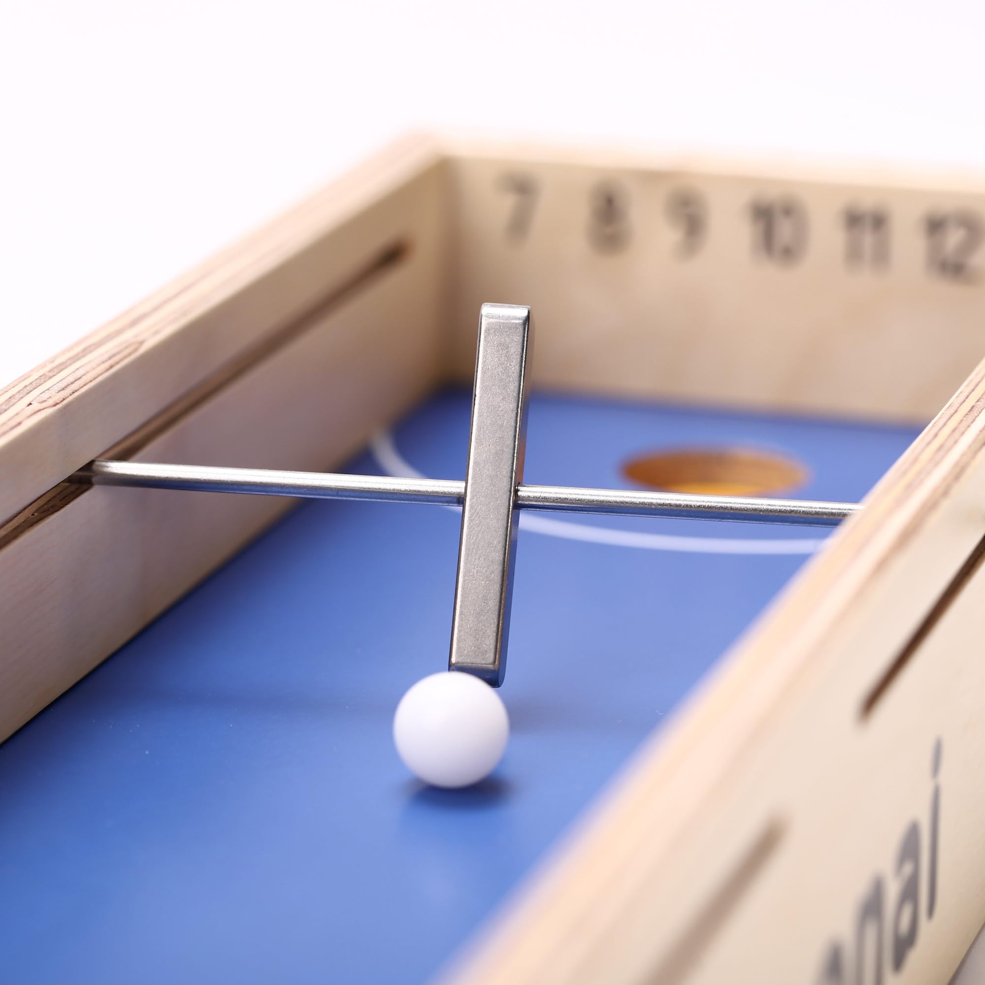 Micro Football – Mini calcio da biliardino per 2 giocatori, duello di abilità da tavolo con azione in stile calcio e hockey, per la notte di gioco in famiglia e il gioco competitivo