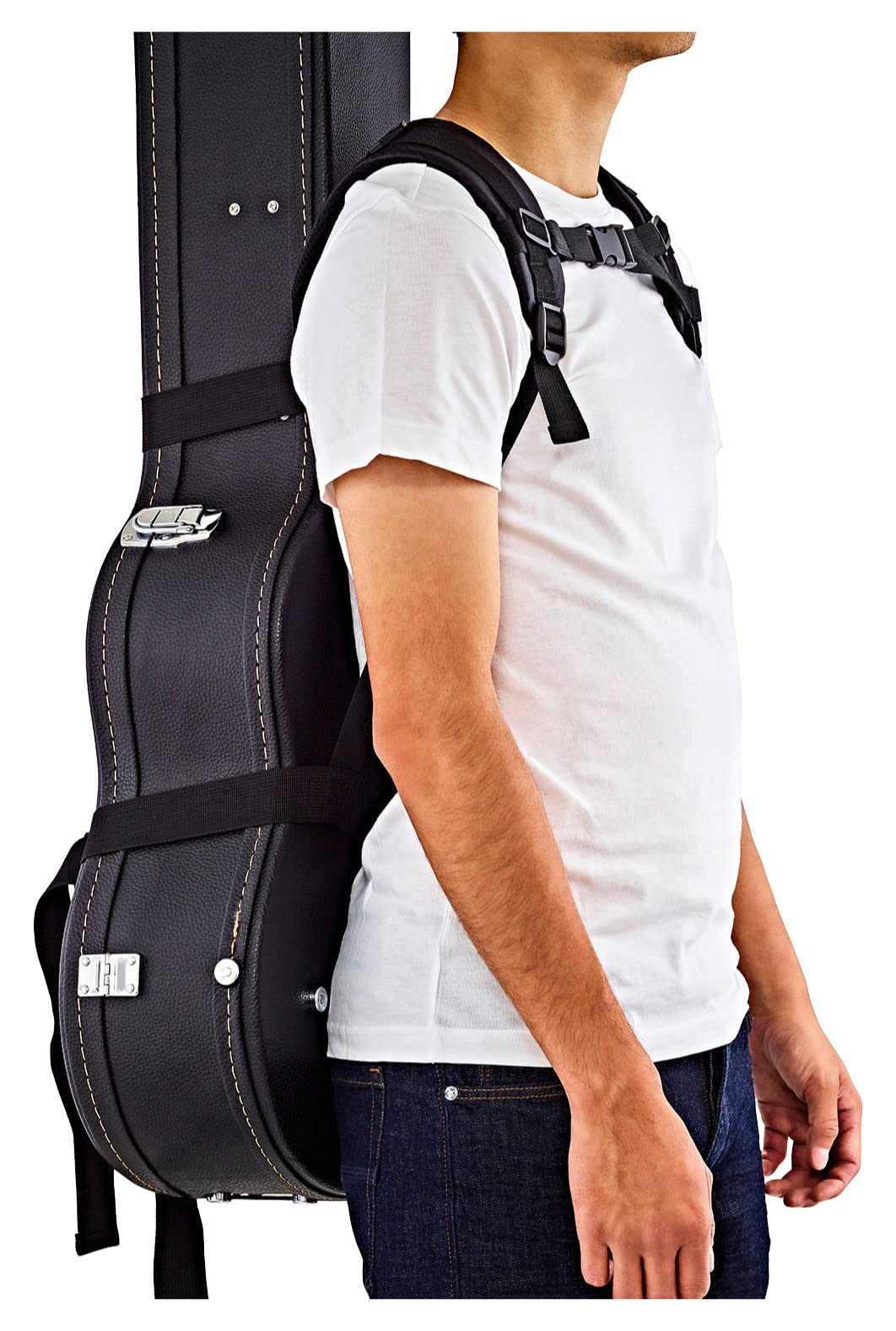 Ortega OCCSTD-BU Étui pour guitare classique avec sangle arrière