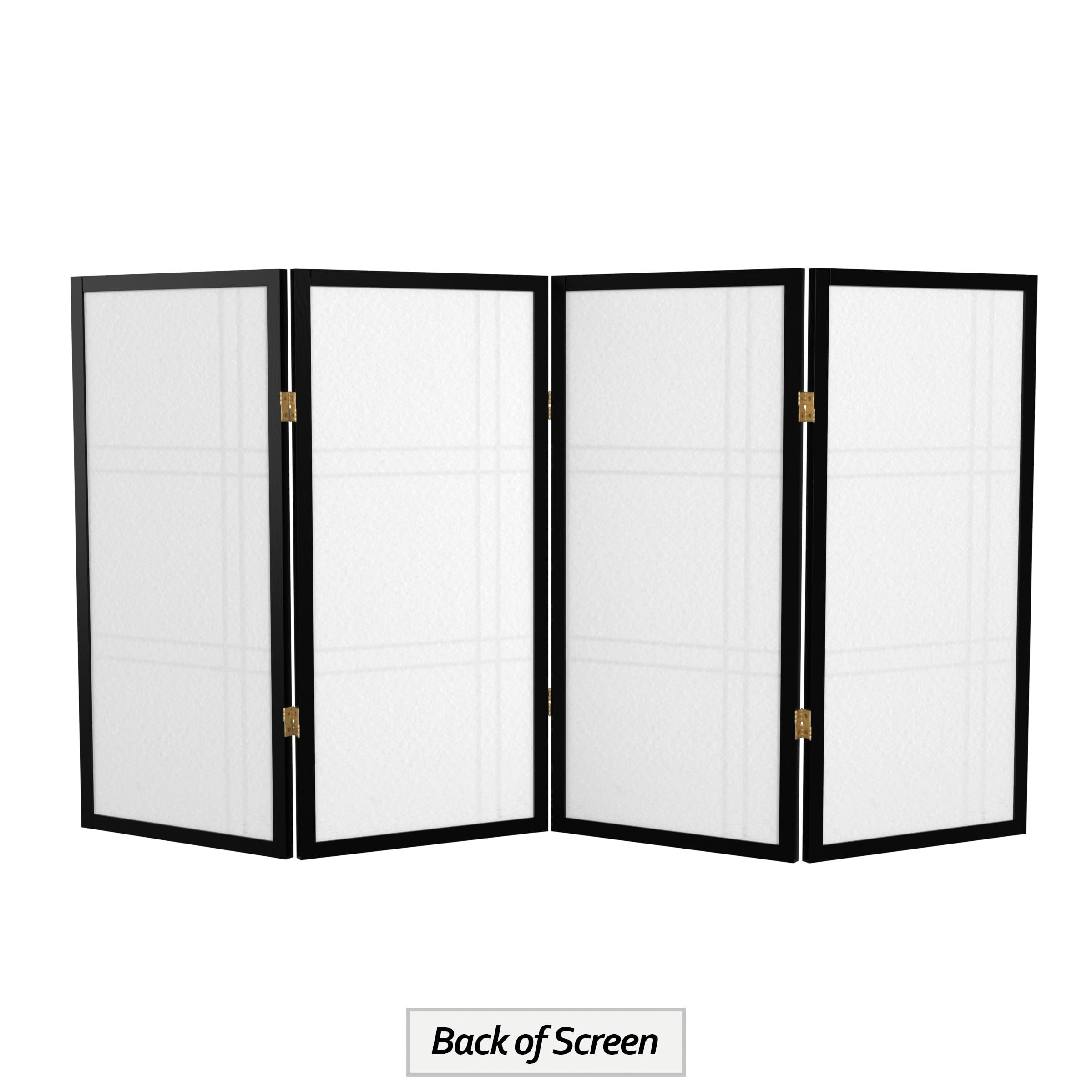 Amazon.com: 3 ft. Short Double Cross Shoji Screen - Black - 4