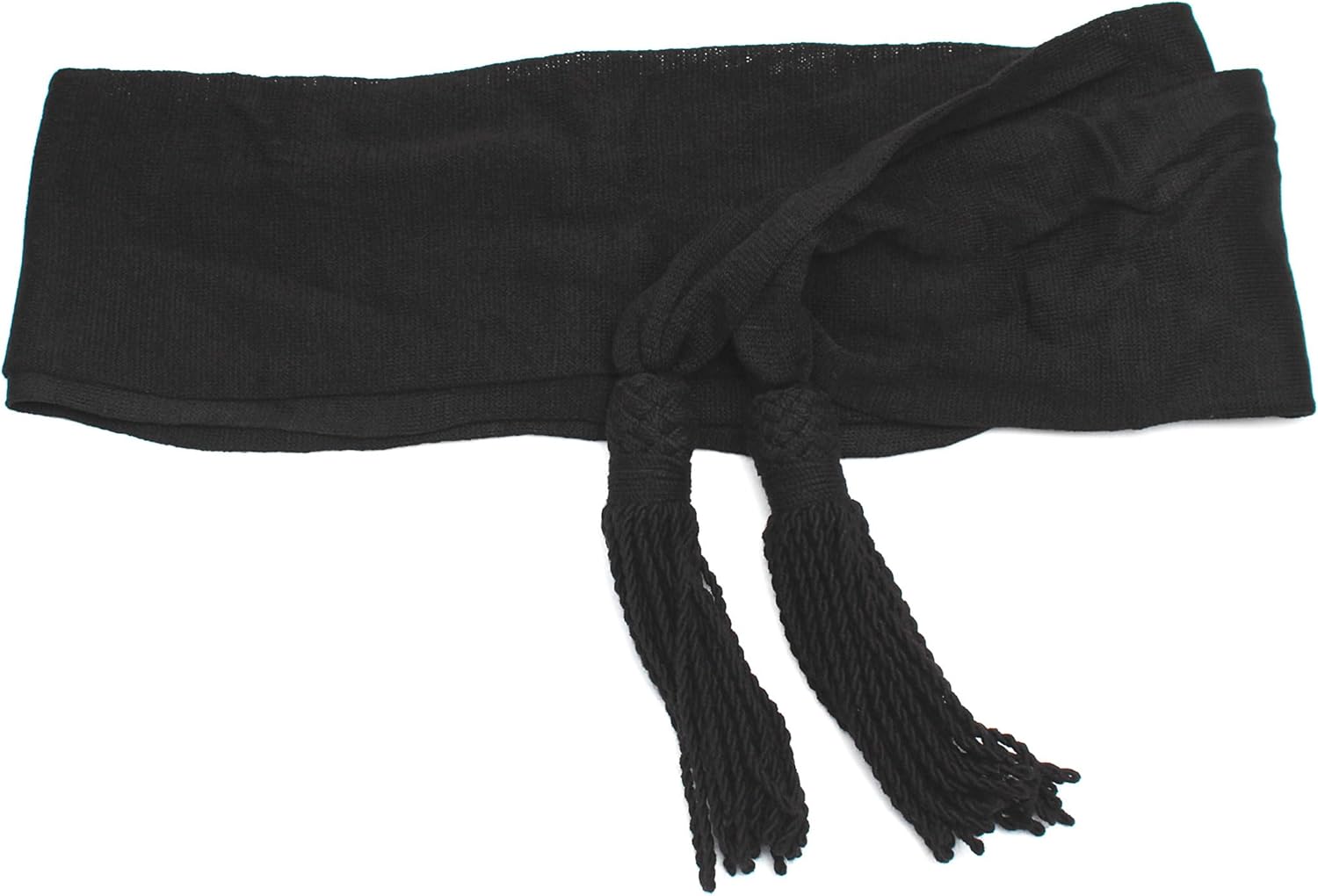 Civil War Officers Uniform Wool Sash - Staff Black Waist Sash - Authentic to Period - ACW Reenactment Product
