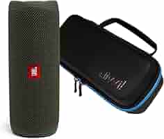 Amazon.com: JBL Flip 5 (Green) + Bundle with divvi