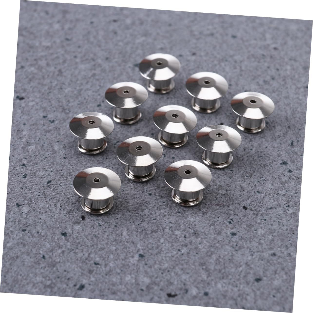 TEHAUX 88pcs Compact Pin Tack Locking Clasp Pin Backs for Badges Name Tags and Crafts Multi-Function Fasteners for Daily Use and Jewelry Making