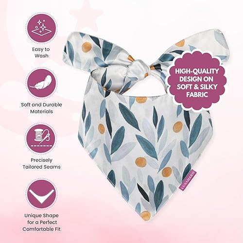 Miniatura 10 de Bandanas de lujo para perros - Diseño de otoño de especias de calabaza  Tela de poliéster sedosa y de alta calidad  100% hecha a mano  Forma