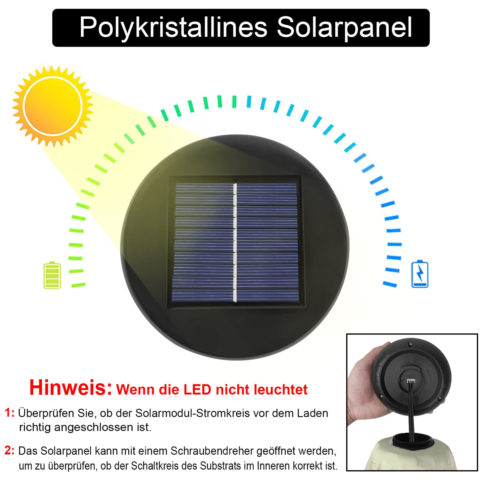 LZQ Sonnenschirm Balkon Ø 300cm Gartenschirm mit Solar LED Beleuchtung Alu Marktschirm mit Handkurbel Strandschirm Rund Terrassenschirm Wasserabweisende UPF 40+(Beige, Winkelverstellbar)