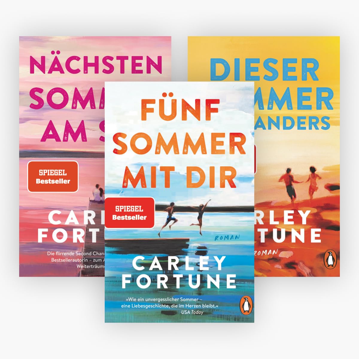 Fünf Sommer mit dir + Nächsten Sommer am See + Dieser Sommer wird anders + 1 exklusives Postkartenset