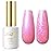 Imtiti Pearl Gel Nail Polish,0.5 Fl Oz Hot Pink Glitter Drawing Gel Polish Shell Thread Shimmer Mermaid Nail Gel Polish Soak Off UV LED for Home DIY Nail Art Manicure Salon