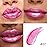 Kaely 2-in-1 Hot Pink Metallic Lipstick and Lip Liner, Shimmer Liquid Metallic Lipsticks for Women, Glitter Lip Gloss Stain Long Lasting Waterproof Smudge Proof 24 Hour, Vegan Makeup, 07