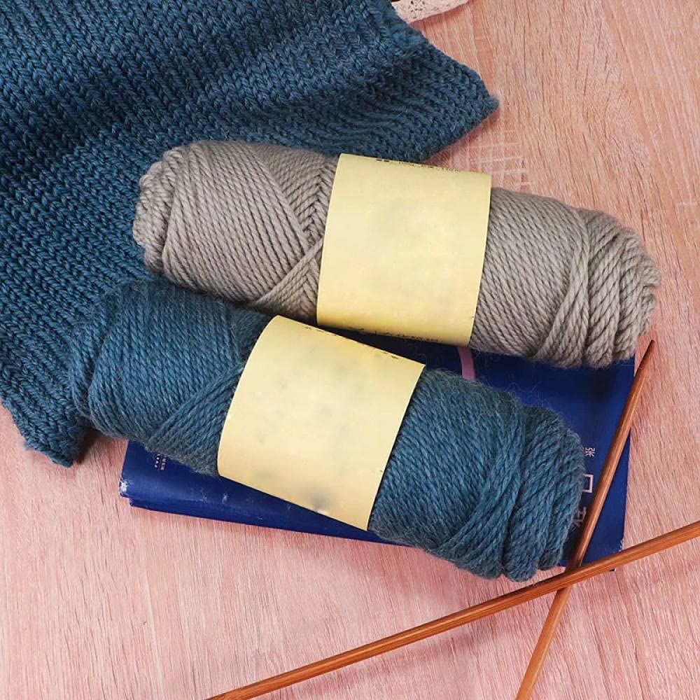 Gomitoli Di Lana 100 G/Set Medio Cotone Cotone Crochet Filato Anti-Pilling Di Alta Qualità Filettatura A Maglia Handmade Per Cardigan Sciarpa Cappello Maglione Bambola-16 Blu Navy._8Pcs.
