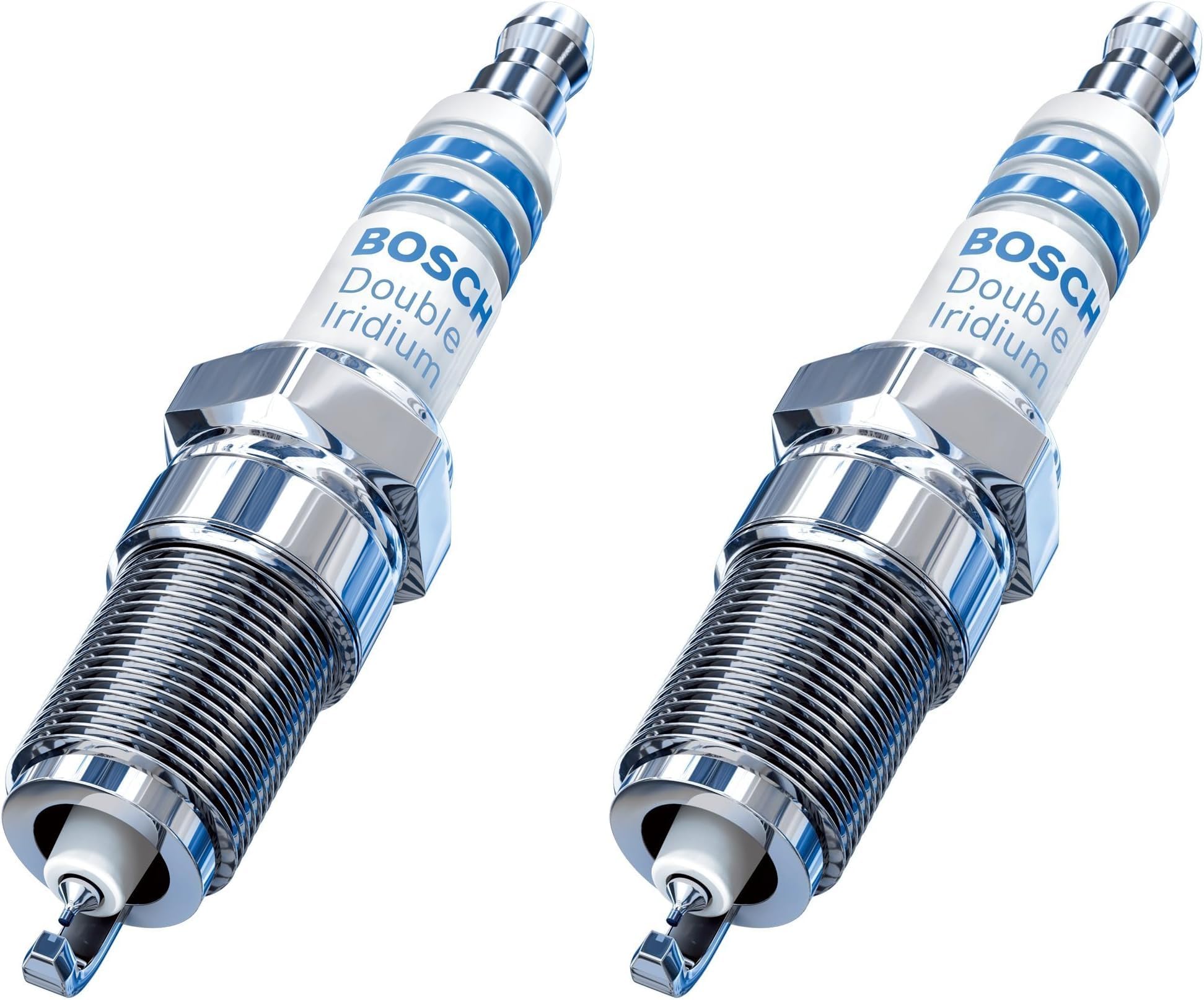 Bosch Automotive (9654) OE Fine Wire Double Iridium Spark Plug - Single (Pack of 2)