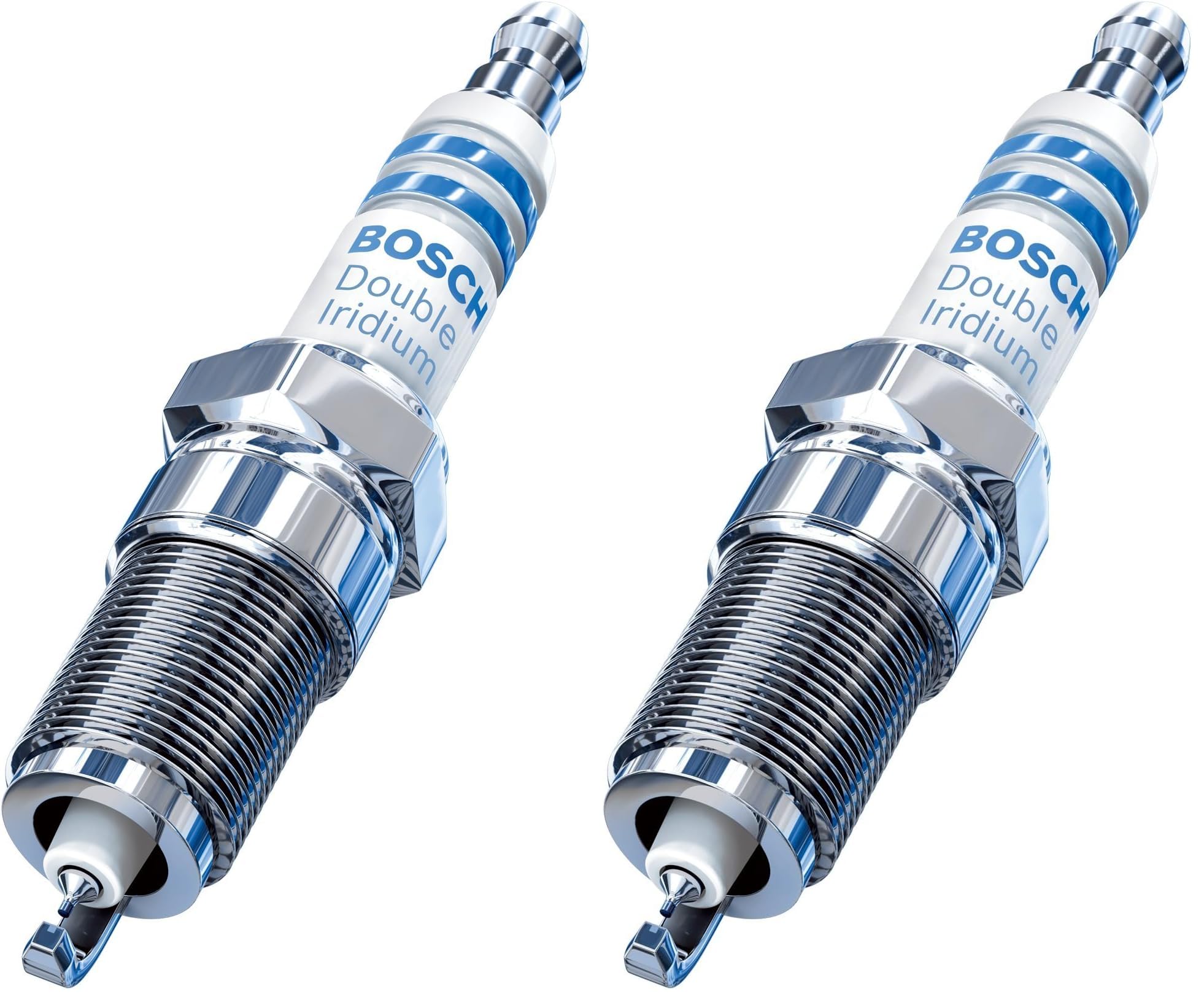 Bosch Automotive (9654) OE Fine Wire Double Iridium Spark Plug - Single (Pack of 2)