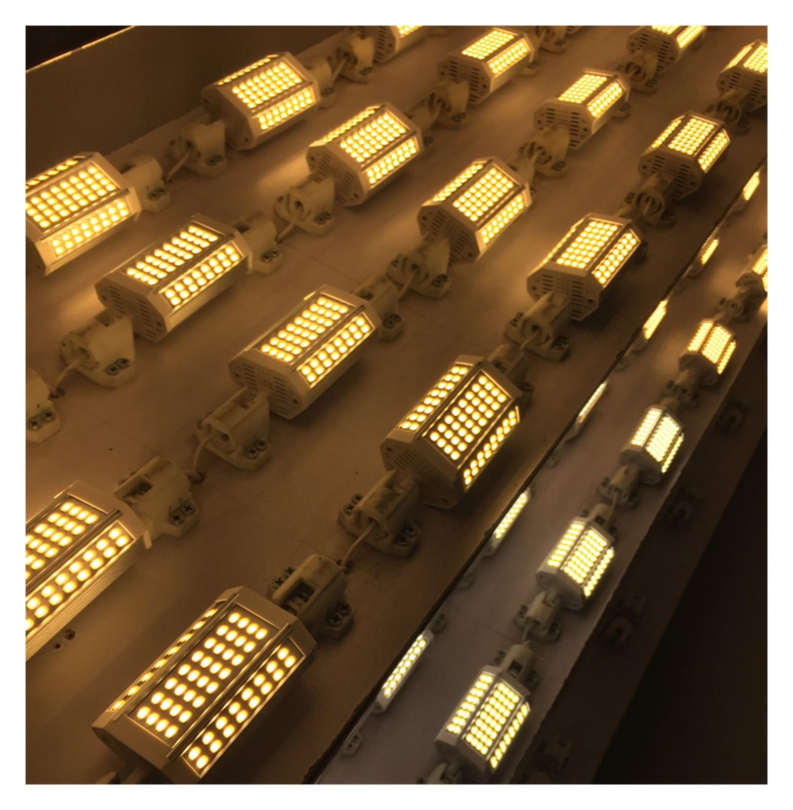 Ściemnialna Żarówka LED 50w R7S 118mm 3000k Naturalna Biel 4000k 4500k 6000k Wysoka Moc Jasne Źródło Reflektorów Super Jasne OszczęDzanie Energii(White 6000k 6500k)