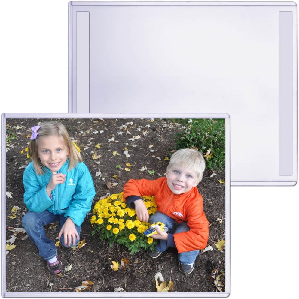 StoreSMART - Rigid Toploaders with Peel & Stick Back (Remove & Reuse) - 8 1/2" x 11" - Certificate/Award/Letter Size - 5-Pack - HPP812X11PSR-5
