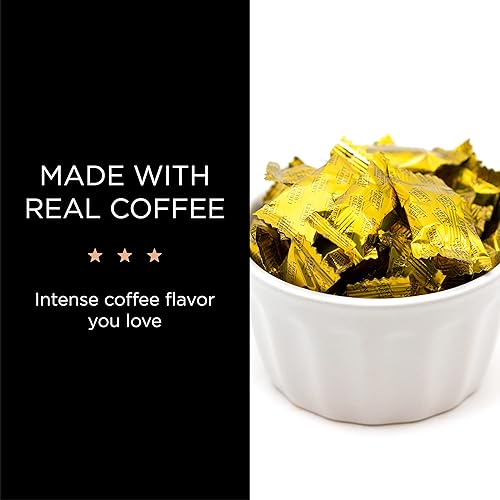 Miniatura 2 de Liberty Bell Caramelos duros envueltos individualmente con sabor a café negro con cafeína bolsa de 5 onzas 3 unidades