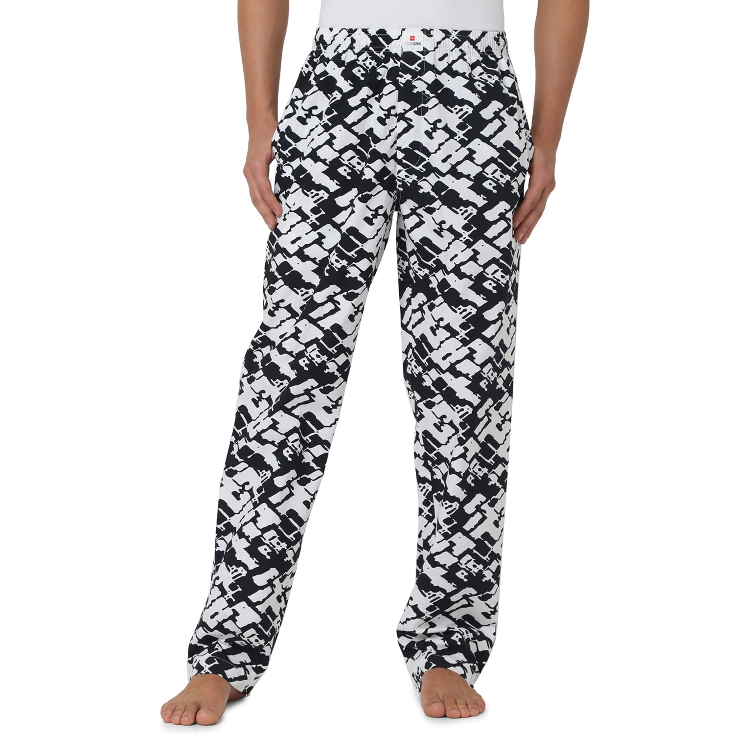 underjeans White Cotton Regular Fit Men Pyjamas-picture-28