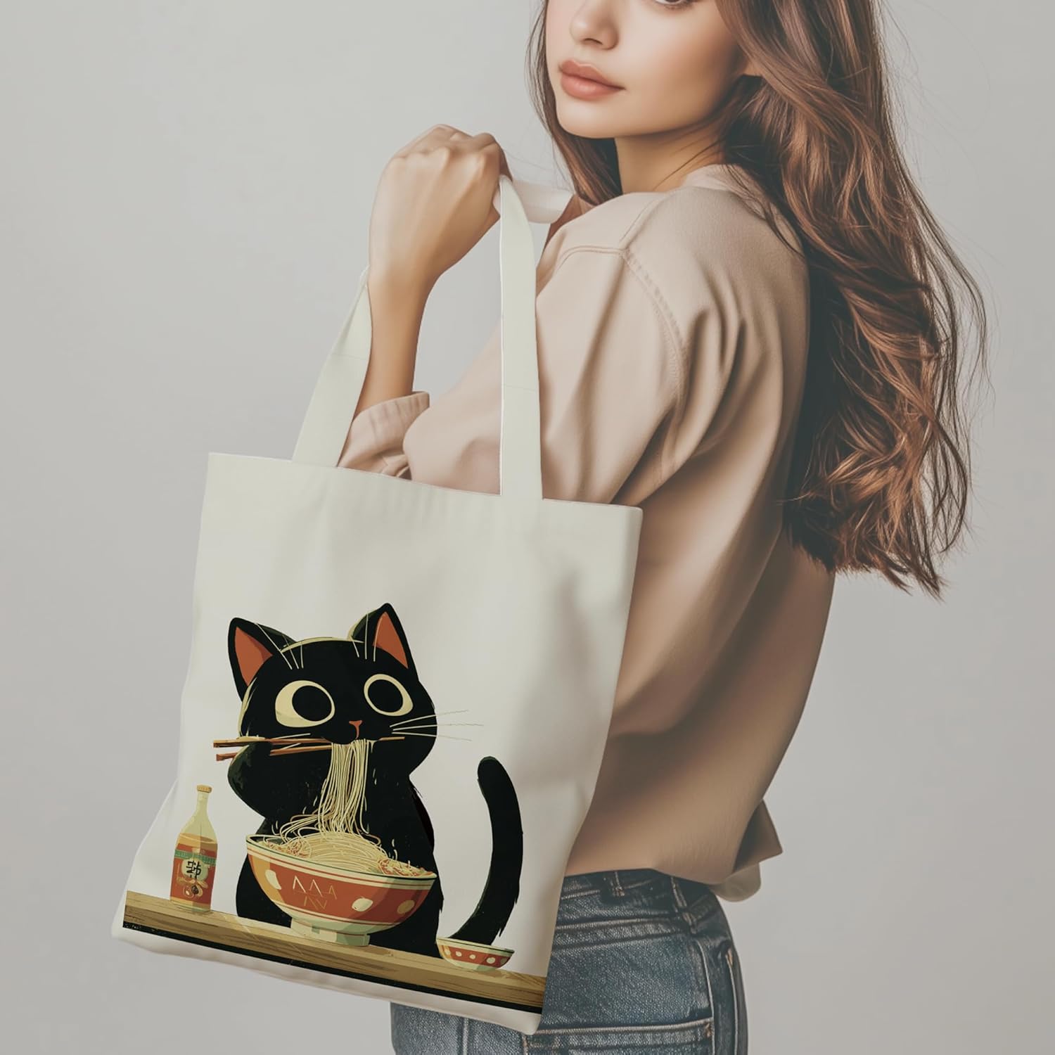 Aesthetic Tote Bag for Women | Medium Size with Inner Pocket | Stylish & Practical - Image 2