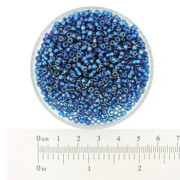 【Massya Tsuchida】8EM22 Amazon.com: Miyuki Round Seed Beads Size 8/0 22 Grams Silver