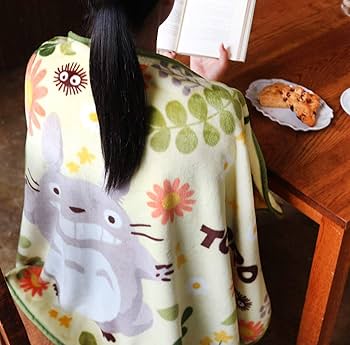 Amazon｜丸眞 ひざ掛け ジブリ となりのトトロ 80×150cm