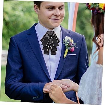 Amazon.co.jp: [Abaodam] メンズ リボン ネクタイ ブラック リボン