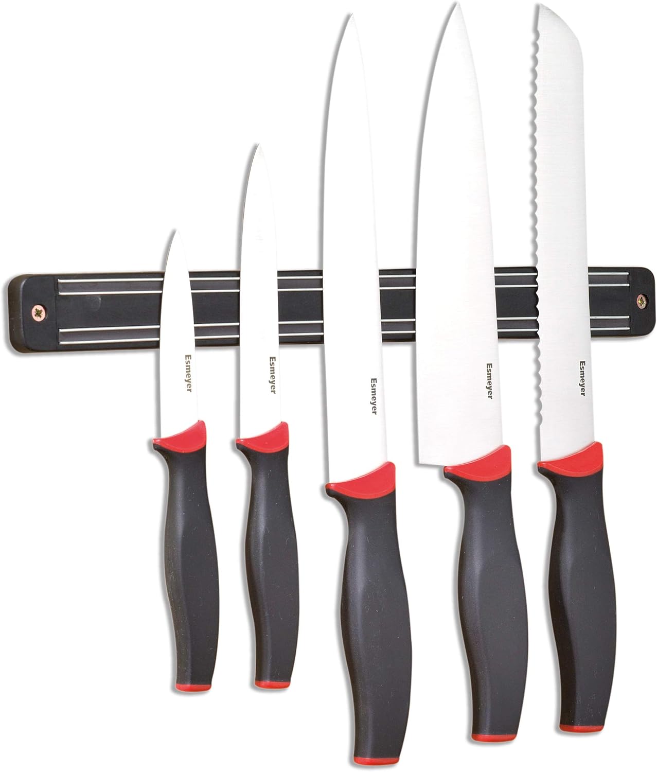 Set Cuchillos Cocina 5 Piezas Acero Base Magnética